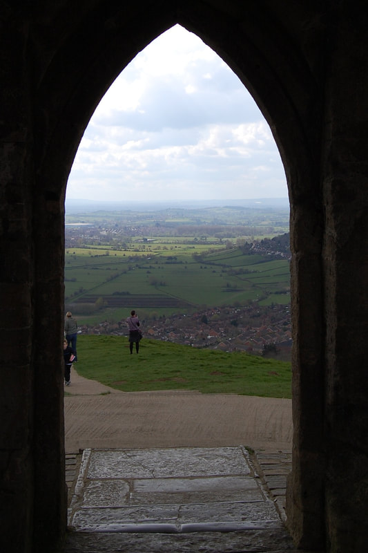 From darkness to light - the view from Glastonbury Tor